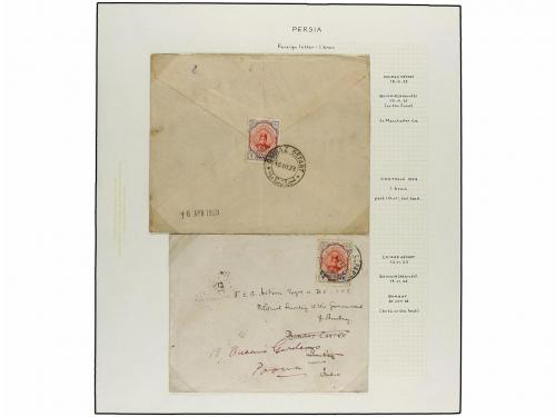 ✉ IRAN. 1922. OVPR. CONTROLE 1922 issue. Thirteen covers (on