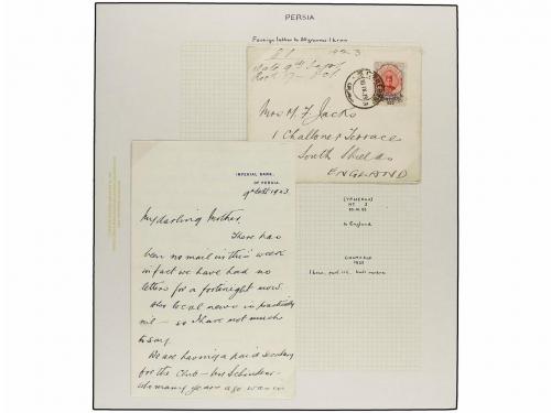 ✉ IRAN. 1922. OVPR. CONTROLE 1922 issue. Thirteen covers (on