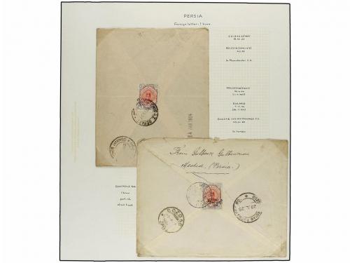 ✉ IRAN. 1922. OVPR. CONTROLE 1922 issue. Thirteen covers (on