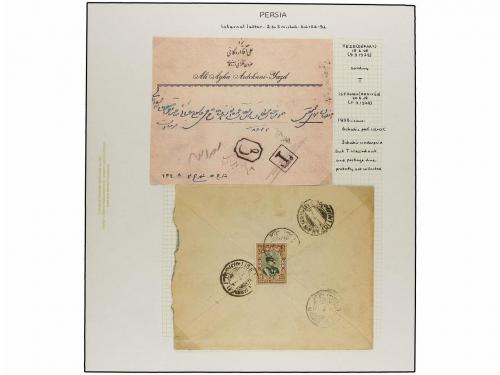✉ IRAN. 1929 issue. Thirty two covers, with POSTAGE DUE mark