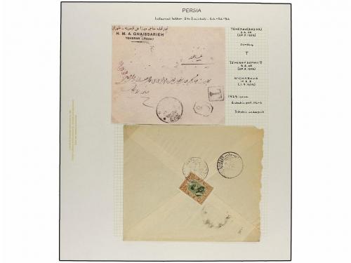 ✉ IRAN. 1929 issue. Thirty two covers, with POSTAGE DUE mark