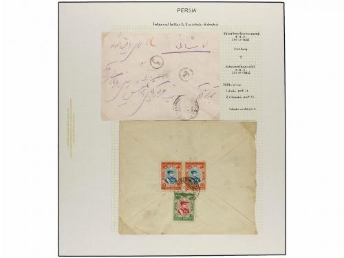 ✉ IRAN. 1929 issue. Thirty two covers, with POSTAGE DUE mark