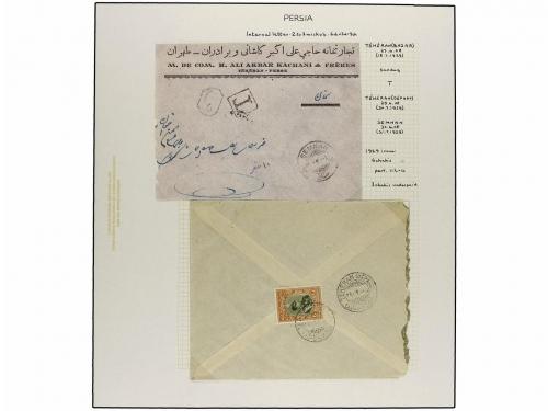 ✉ IRAN. 1929 issue. Thirty two covers, with POSTAGE DUE mark