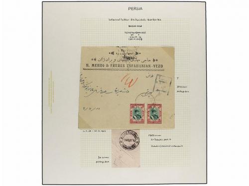 ✉ IRAN. 1929 issue. Thirty two covers, with POSTAGE DUE mark
