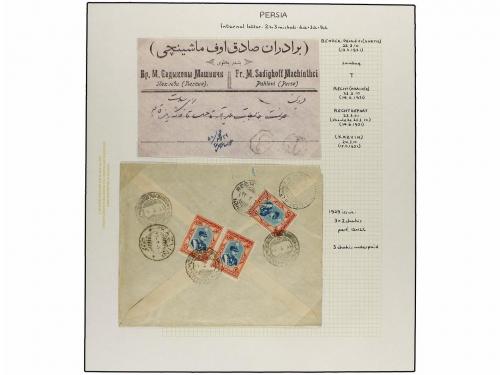 ✉ IRAN. 1929 issue. Thirty two covers, with POSTAGE DUE mark