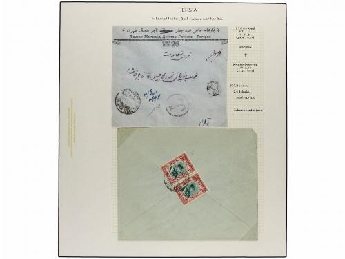 ✉ IRAN. 1929 issue. Thirty two covers, with POSTAGE DUE mark