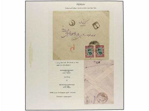 ✉ IRAN. 1929 issue. Thirty two covers, with POSTAGE DUE mark