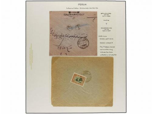 ✉ IRAN. 1929 issue. Thirty two covers, with POSTAGE DUE mark