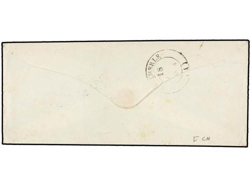 ✉ FRANCIA. 1854. BOURG EN BRESSE a MASSIMY. Sobre con el tex