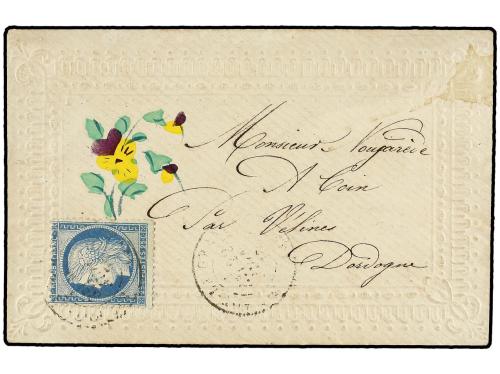 ✉ FRANCIA. Yv. 60. 1878. SAINTE-FOY-LA-GRANDE a VELINES. 25 