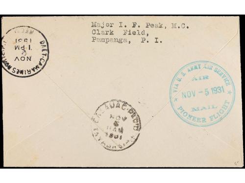 ✉ FILIPINAS. 1931 (5 Noviembre). AIR MAIL. STOTSENBURG a DAE