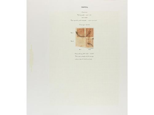 NEPAL. 1917-30. New Printings. Oustanding collection of 2 an