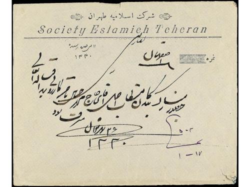 ✉ IRAN. Sc. 482 (2), 483, 488, 491. 1912. TEHERAN to ISFAHAN