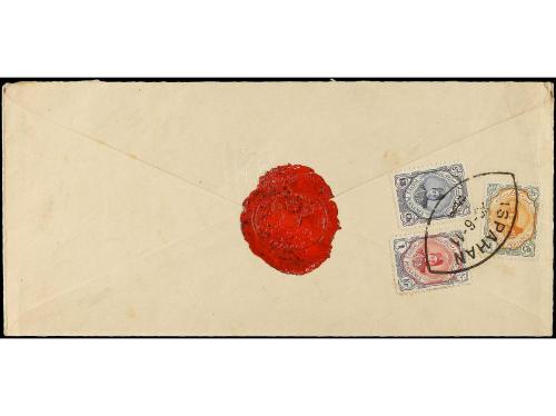 ✉ IRAN. Sc. 481, 490, 491. 1911. ISPAHAN to SULTANABAD. 1 ch