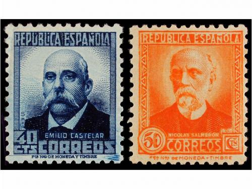 ** ESPAÑA. Ed. 655/61. SERIE COMPLETA, centrajes buenos a ex