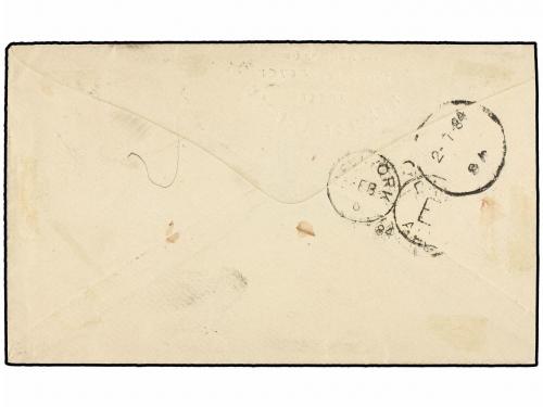 ✉ HAITI. Sc. 6. 1884. PORT AU PRINCE a BOSTON (Usa). 20 cts.