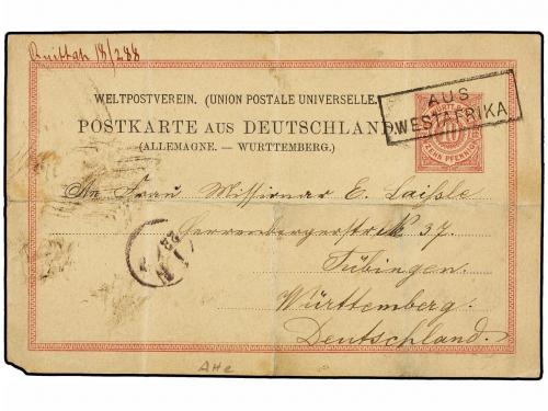¿ MOZAMBIQUE. 1888. IBO (Mozambique) to GERMANY. 10 pf. red