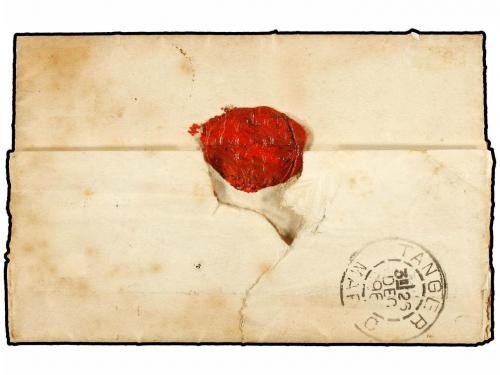 ✉ MARRUECOS: CORREO LOCAL. Yv. 48. 1896. MAZAGÁN a FEZ. Circ