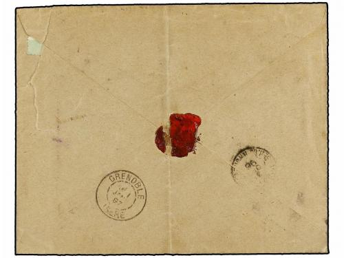 ✉ MARRUECOS: CORREO LOCAL. Yv. 48 (2), 51. 1896. MARRAKECH a