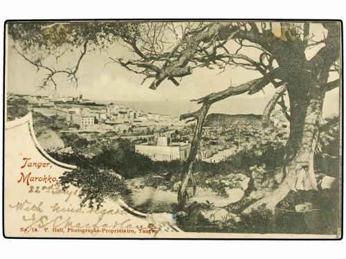 ✉ MARRUECOS: CORREO LOCAL. Yv. 63. 1900. MARRAKECH a GLASGOW