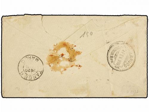 ✉ MARRUECOS: CORREO LOCAL. Yv. 62 (2). 1900. MARRAKECH a TAN