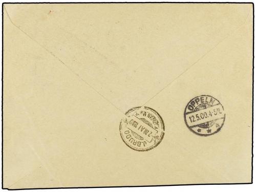 ✉ MARRUECOS: CORREO LOCAL. Yv. 62 (2). 1900. MARAKESH to GER