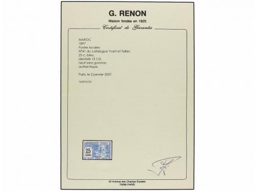 (*) MARRUECOS: CORREO LOCAL. Yv. 37/43. 1897. SERIE COMPLETA