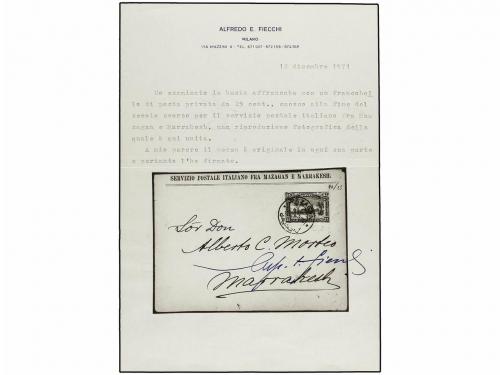 ¿ MARRUECOS: CORREO LOCAL. Yv. 60. 1898. MAZAGÁN a MARRAKECH