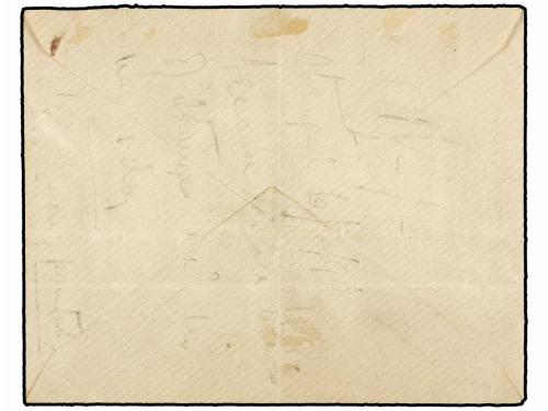 ✉ MARRUECOS FRANCES. Yv. 9/10. 1893. TANGER a LARACHE. Circu