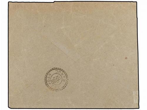 ✉ MARRUECOS FRANCES. Yv. 18 (2). TANGER a MAZAGAN. Circulada