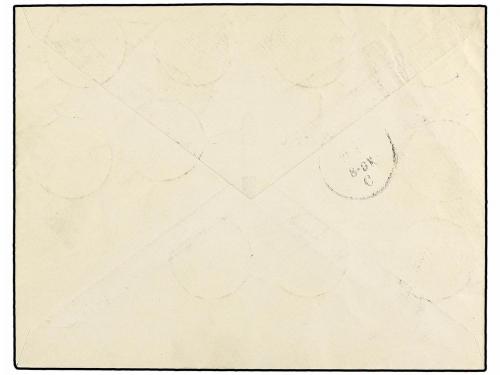 ✉ MARRUECOS ALEMAN. Mi. 7 (5), 8 (3), 9 (2). 1902. LARACHE a