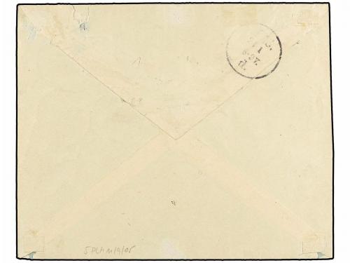 ✉ MARRUECOS ALEMAN. Mi. 21/29. 1906. SAFFI a ALEMANIA. Carta