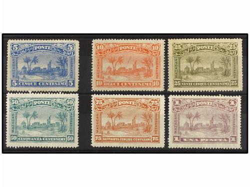 * MARRUECOS: CORREO LOCAL. Yv. 53/58. SERIE COMPLETA. Muy bo