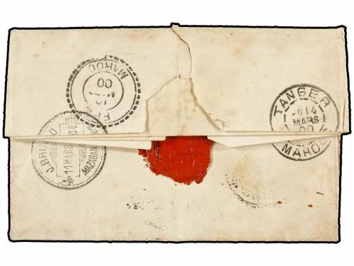 ✉ MARRUECOS: CORREO LOCAL. Yv. 63. 1900. MARRAKECH a FEZ. Ci