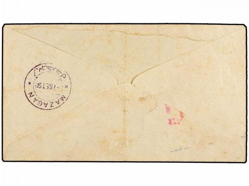 ✉ MARRUECOS: CORREO LOCAL. Yv. 54. 1898. MARRAKECH a MAZAGAN