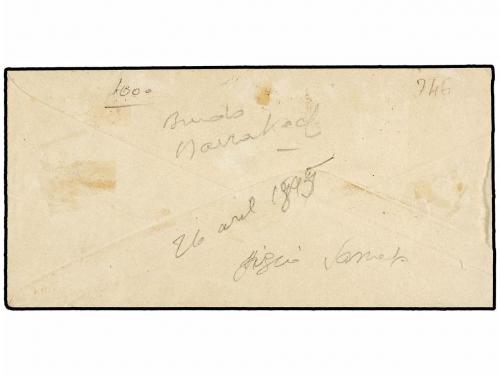 ✉ MARRUECOS: CORREO LOCAL. Yv. 47. 1895. MARRAKECH a MAZAGAN