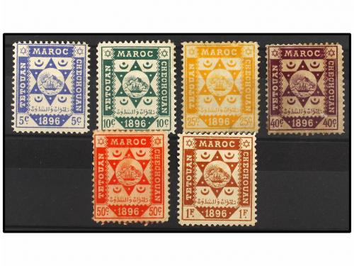 */(*) MARRUECOS: CORREO LOCAL. Yv. 139/40, 142/45. TETUÁN a 