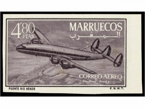 ** MARRUECOS. Ed. 11/12s. ZONA NORTE. 3,40 pts. naranja y 4,