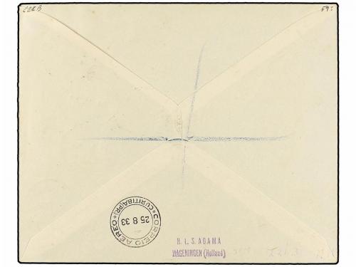 ✉ ZEPPELIN. 1933. MOROCCO. CASABLANCA to CURITYBA (Brazil). 