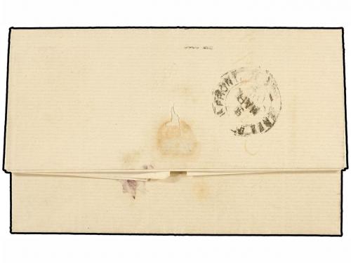 ¿ MARRUECOS INGLES. 1888. TANGIER to SPAIN. Entire letter fr