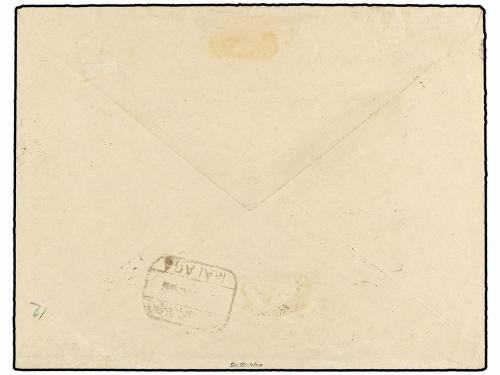 ✉ MARRUECOS ALEMAN. Mi. 1, 2, 3 (2), 6. 1900. TANGER a MÁLAG