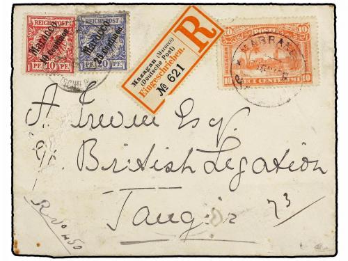 ¿ MARRUECOS: CORREO LOCAL. Yv. 54. 1900. MARRAKECH a TANGER.