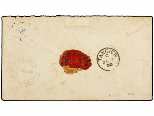 ¿ MARRUECOS: CORREO LOCAL. Yv. 54. 1900. MARRAKECH a TANGER.