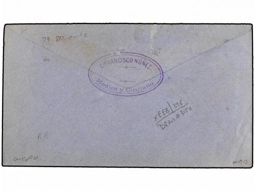 ✉ SALVADOR. Sc. 79, 80. 1893. STA. TECLA a NEW YORK. Entero 