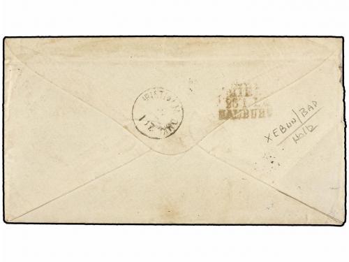 ¿ NORUEGA. Fa. 12, 14, 15. 1872. SKIEN to U.S.A. Envelope wi