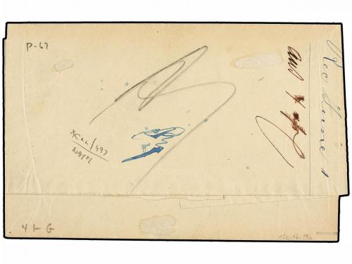 ✉ ALEMANIA ANTIGUOS ESTADOS: SAJONIA. Mi. 15, 16, 19. 1867. 