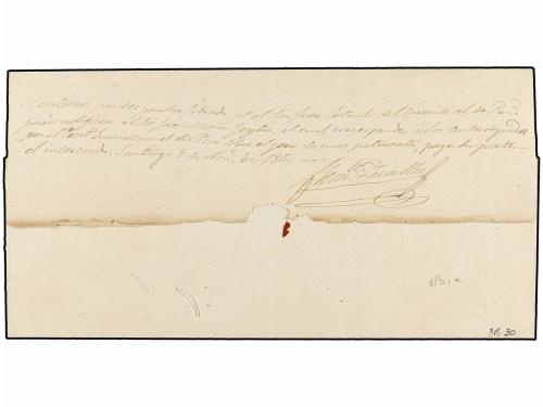 ¿ PANAMA. 1850 (9 Noviembre). SANTIAGO a PANAMÁ. Plica Judic