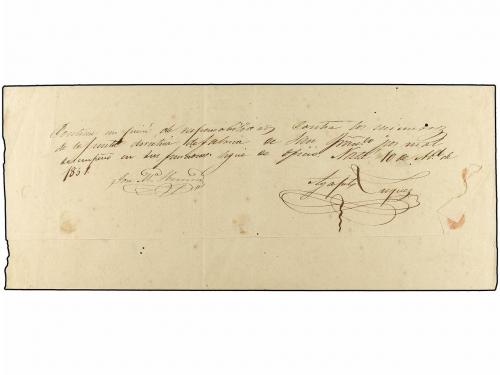 ¿ PANAMA. 1851 (10 Abril). NATA a VERAGUA. Plica Judicial co