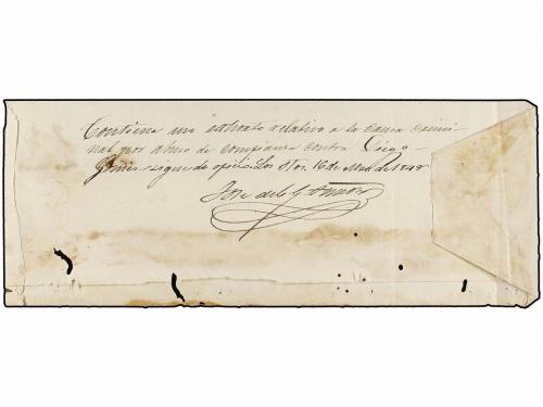 ¿ PANAMA. 1848 (16 Marzo). LOS SANTOS a SANTIAGO. Plica Judi