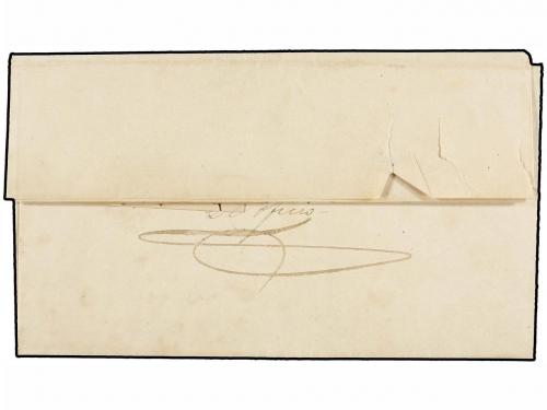 ¿ PANAMA. 1849 (18 Abril). DAVID a SANTIAGO. Carta completa,